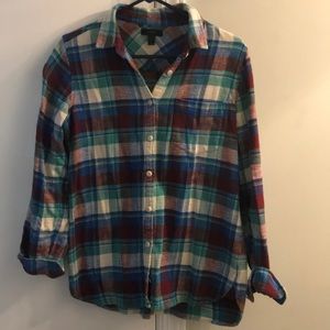 J Crew Flannel Shirt